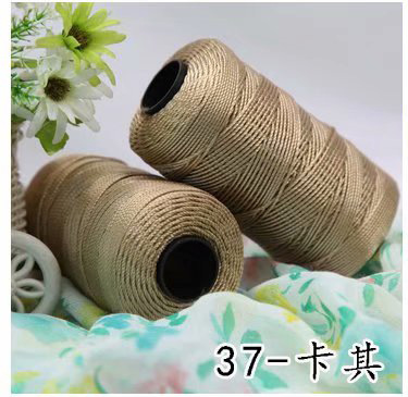 Picture of Three strands of nylon thread twine hook wire knitting hook hat shoes line car seat ice silk wool manufacturers wholesale