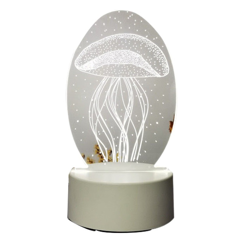 New creative 3d nightlight bedroom bedside LED lamp activity gift company logo acrylic Creative lamp