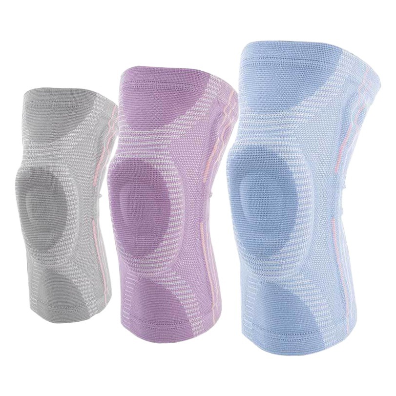 Knee Protector for Men and Women Warm Cold-proof Knee Basketball Cycling Running Dance Mountaineering Silicone Patella Protector Sports Protector