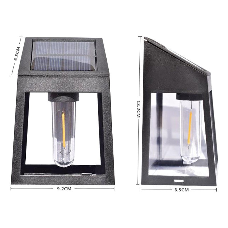 New Solar Wall Lamp Outdoor Decorative Garden Courtyard Household Rainproof Tungsten Wire Wall Lamp Outdoor Decorative Wall Lamp