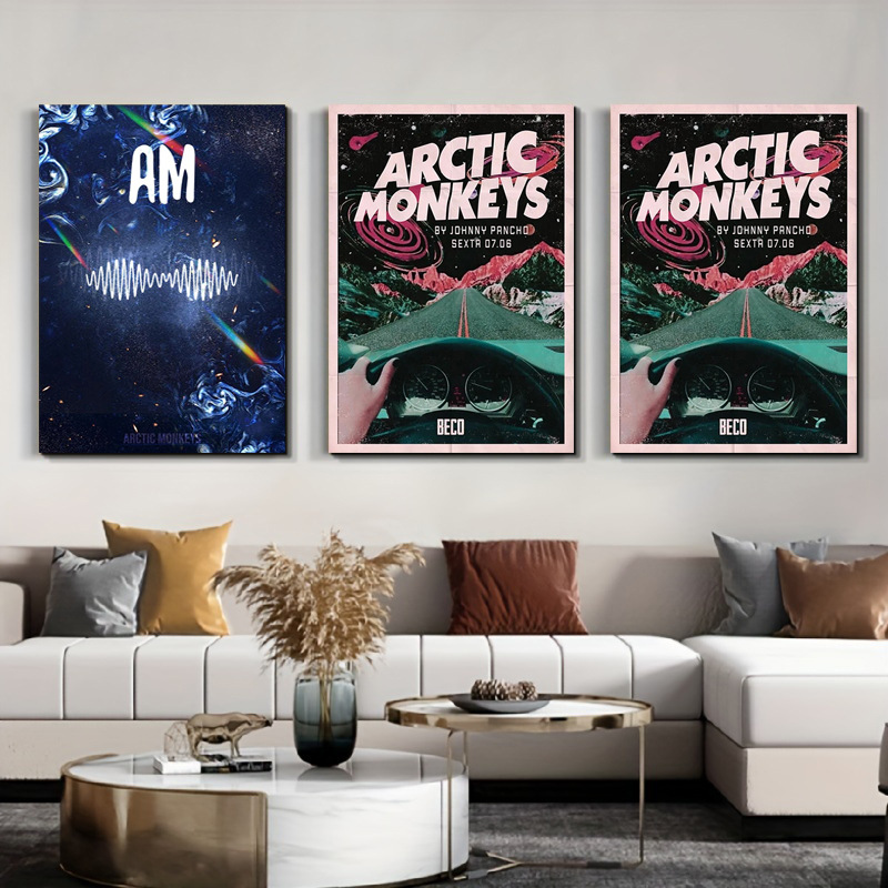 Picture of Nordic Home Living Room Decorative Painting Universe Planet Canvas Painting Poster Xuan Advanced Sense Hanging Painting Bedroom HD Painting Core
