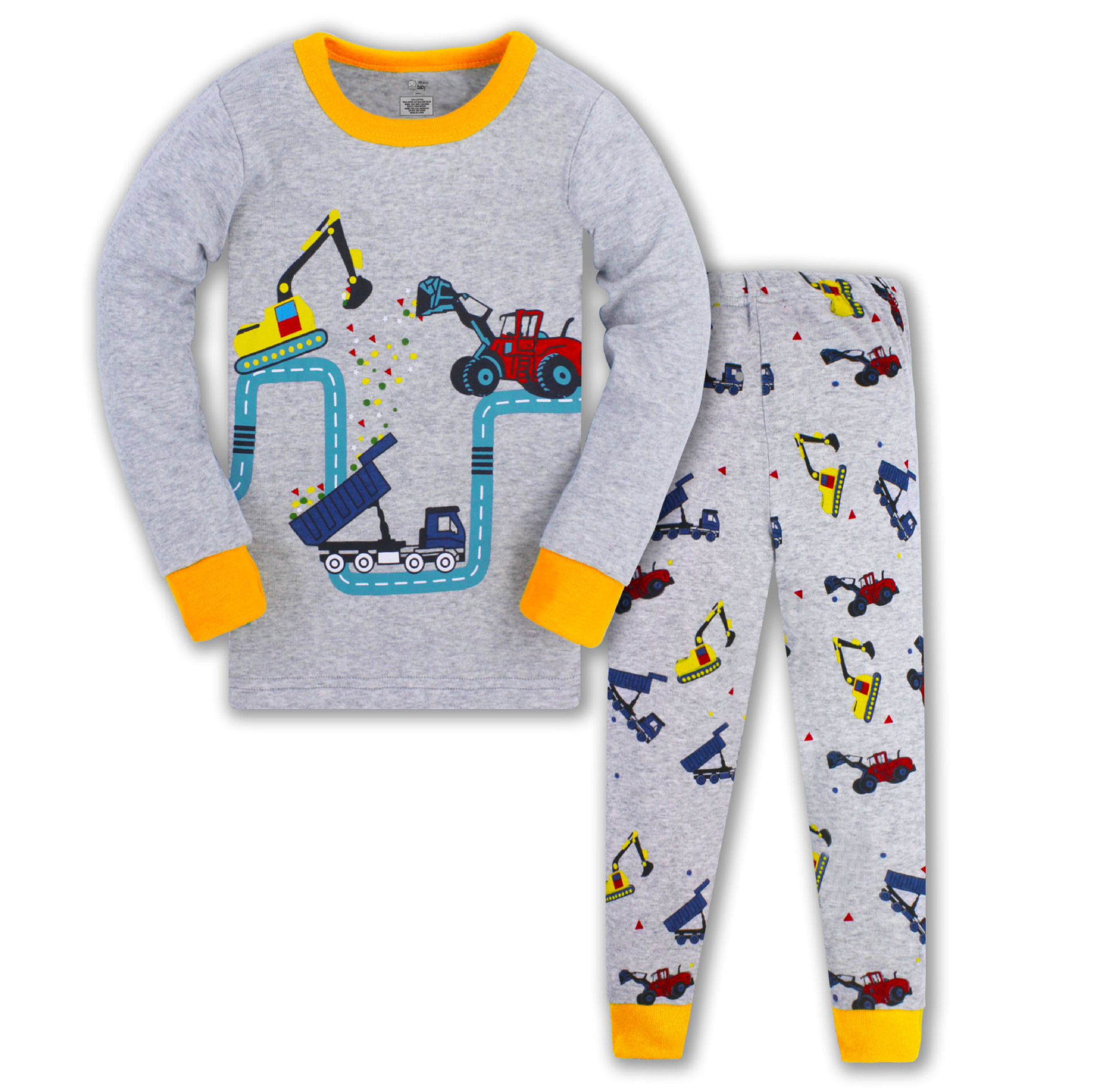 Picture of Baby cotton 3-8 long sleeve thread cotton children's pajamas air conditioning clothing a generation of hair and (whole hand) 8