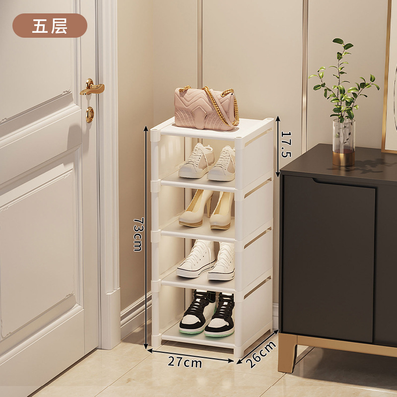 Picture of Simple Shoe Rack Household Doorway Large Capacity Economical Shoe Box Dormitory Indoor Multi-layer Shoe Cabinet Storage Artifact