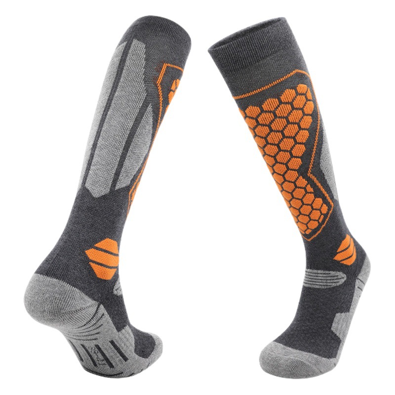 Autumn and Winter Professional Ski Socks Thickeneded Merino Wool Socks Men's and Women's Long Warm Socks Sports Snow Socks