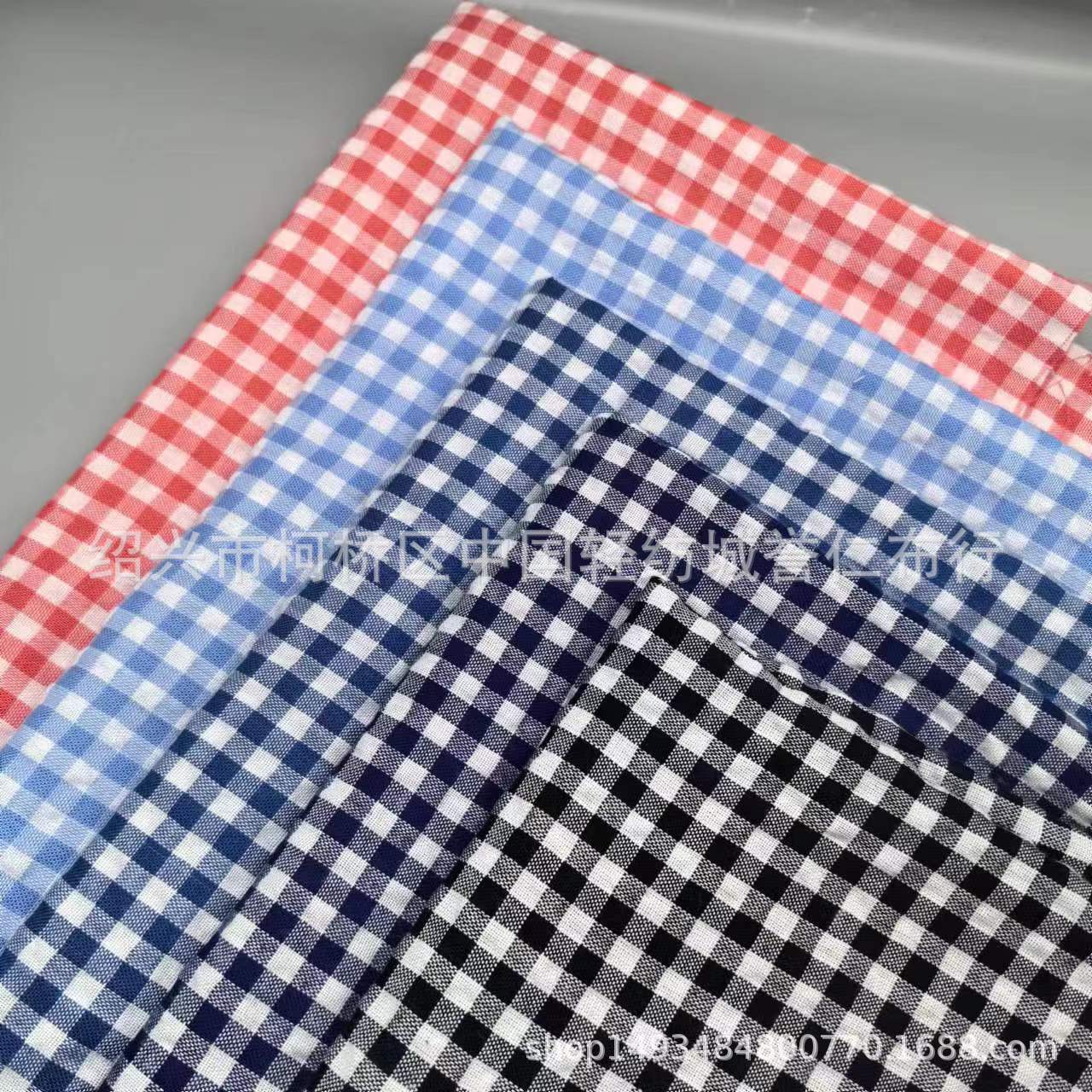 New Plaid Cotton Plaid Fabric Chaoyang Plaid Yarn-dyed Fabric Four-season Shirt Dress Fabric Spot Wholesale