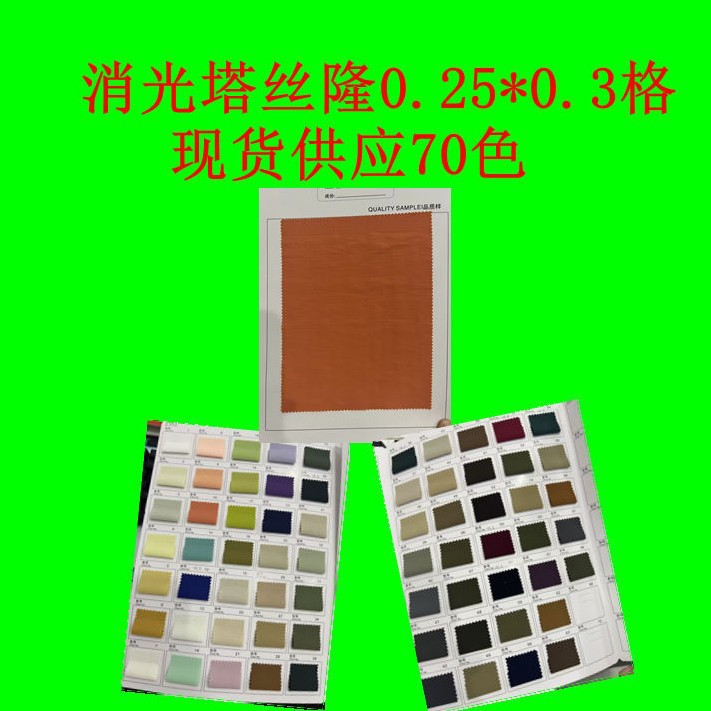 Matte Taslan 0.25*0.3 Grids, Full Nylon Texture, Clear Texture, Jacket, Mountaineering Clothing Fabric