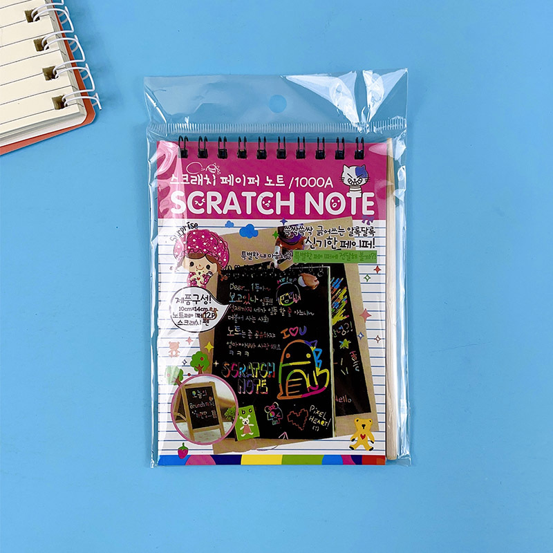 Picture of Children's DIY scratch painting book creative colorful graffiti book kindergarten art supplies wholesale student stationery Painting Book