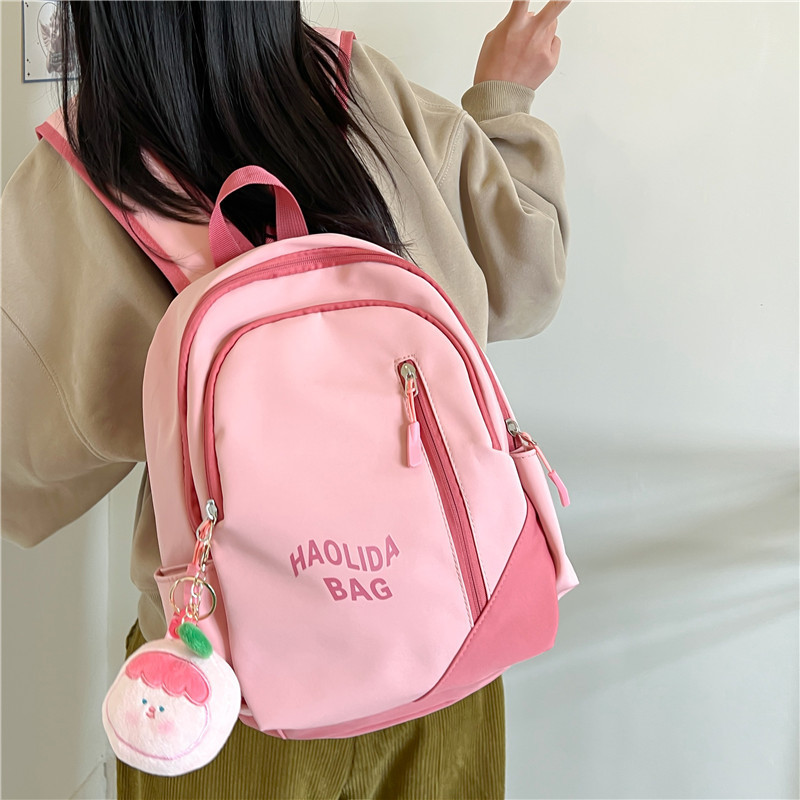South Korea College Student Backpack Girl's Small Japanese Ins Style Casual Travel Small Backpack Lightweight All-match Schoolbag