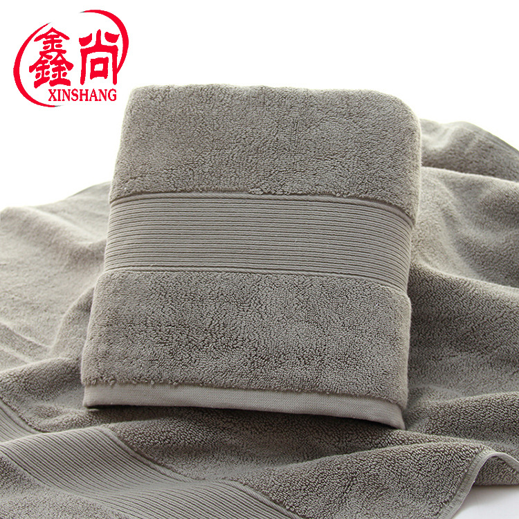 Picture of Pure Cotton Bath Towel Wholesale 650g Thick Absorbent Large Bath Towel Pure Cotton Hotel Break Export Bath Towel Custom Logo