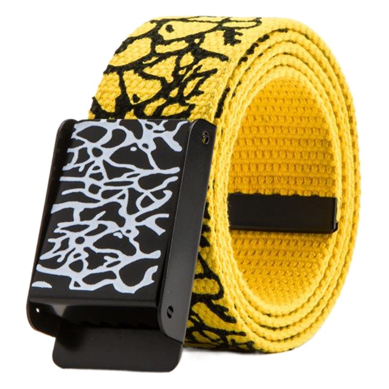 Crack Street Dance Graffiti Korean Trendy Casual Pants with Men's and Women's Couple Canvas Belt Wholesale Belt
