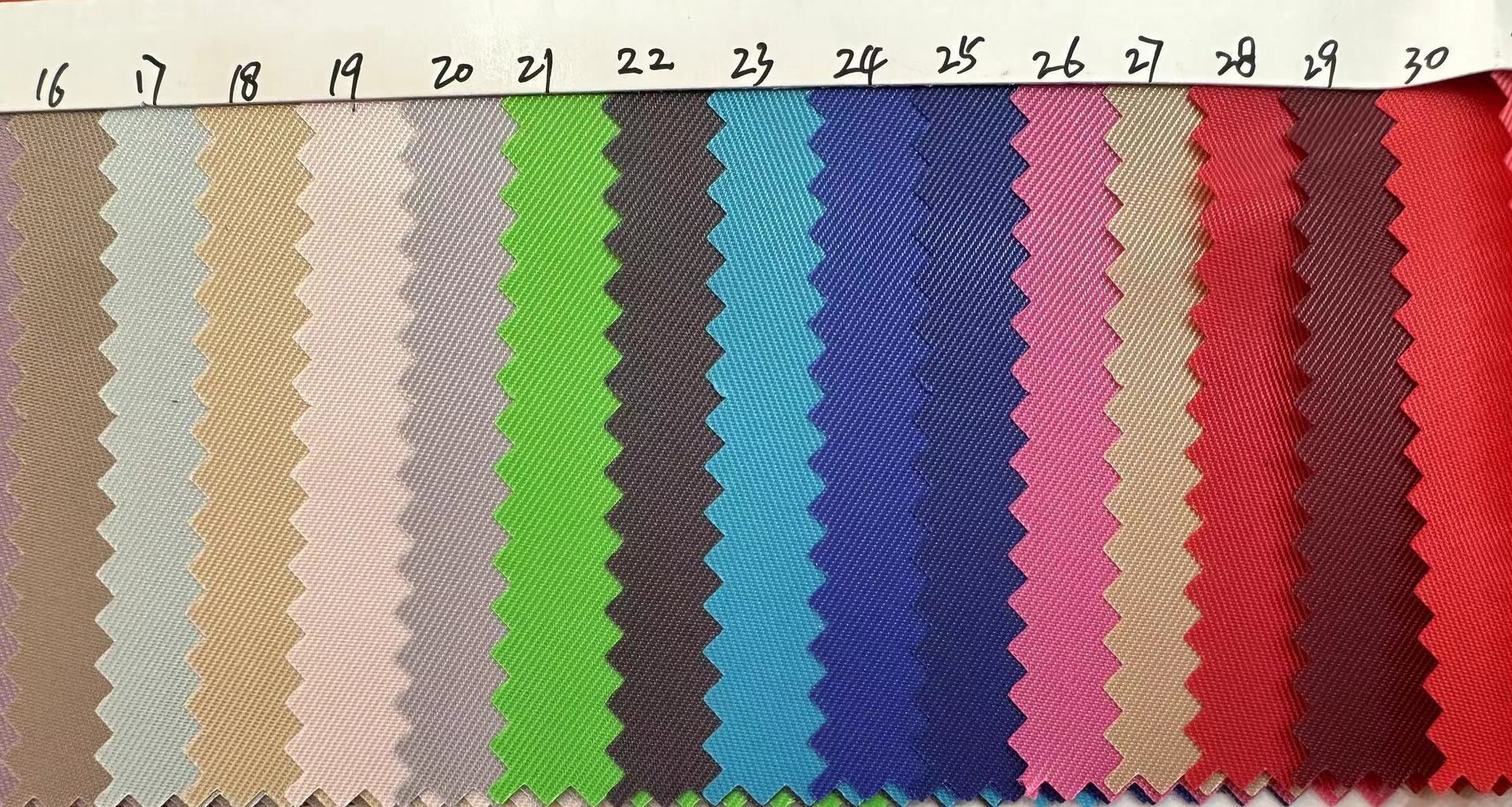 Picture of 230D double-sided twill Oxford cloth bag cloth bag fabric polyester cloth 200 color in stock supply