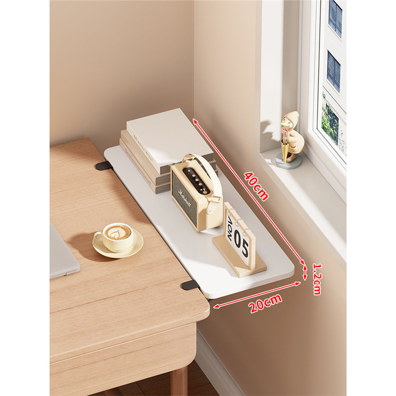 Picture of Desktop extension board, punching-free gap extension, expansion, computer desk hand rest, folding, lengthening, and widening panel