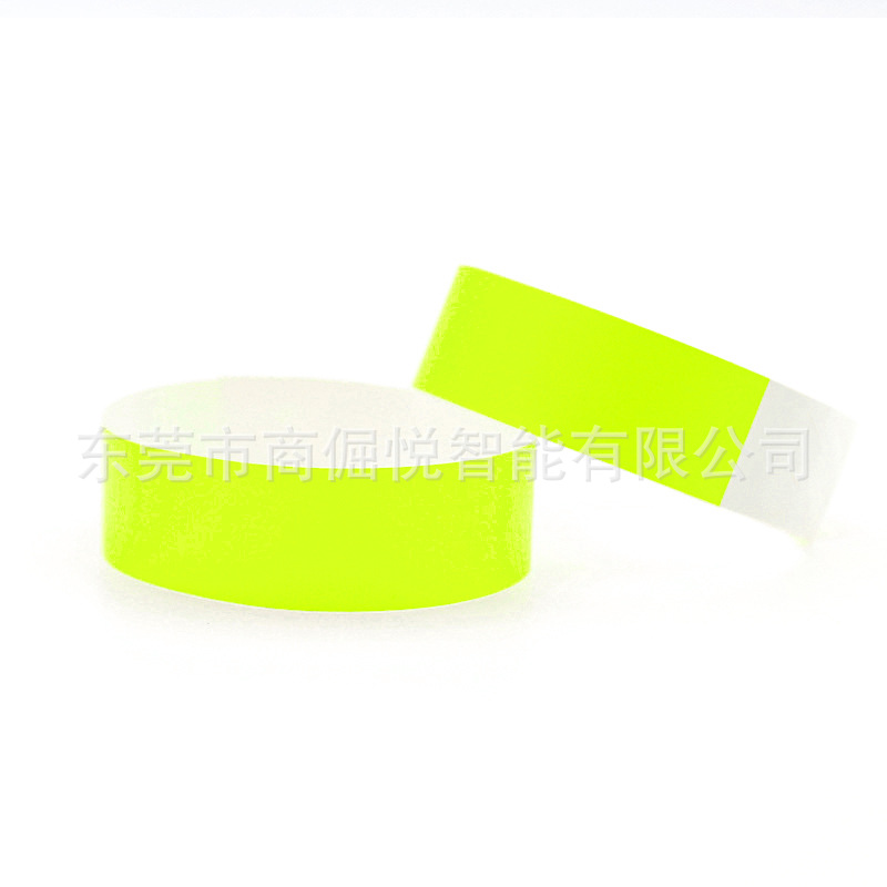 Picture of In stock disposable bracelet playground children's paradise color identification band PP synthetic paper outdoor waterproof wrist strap
