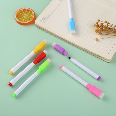 Picture of Color children's creative painting mini watercolor pen with magnetic erasable whiteboard pen students draw key marker pen