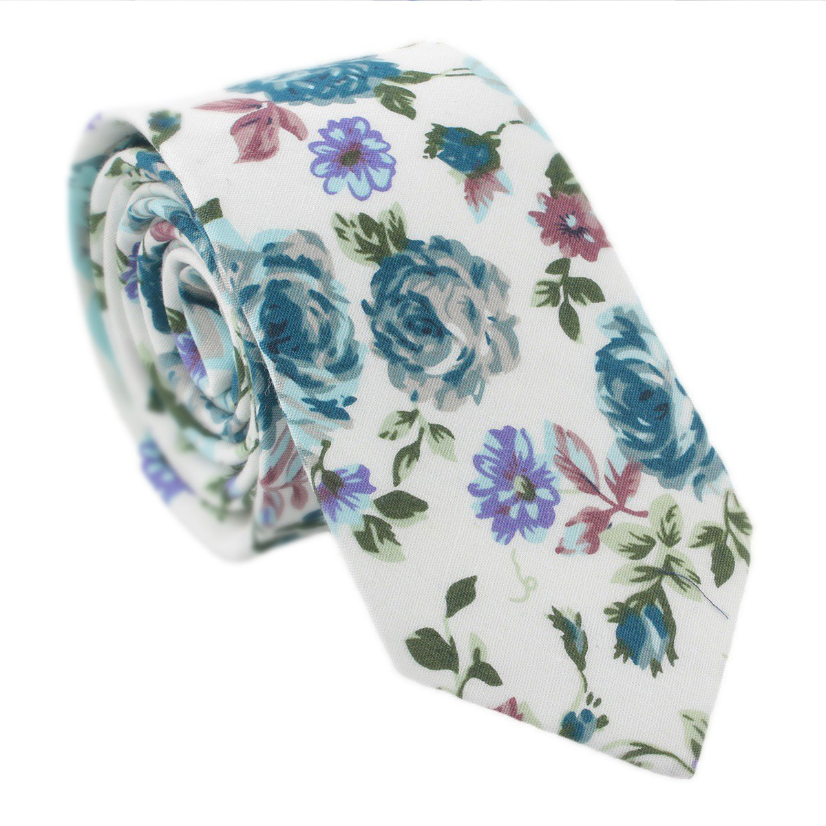 Picture of Cotton tie men's printed fashion casual flower cotton narrow tie AliExpress tie cross-border e-commerce supplier