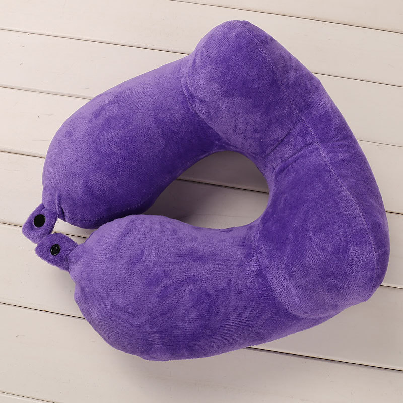 Picture of Wholesale Buckle U-shaped Pillow Inflatable Pillow U-shaped Inflatable Travel Sanbao Aircraft Travel Blowing Neck Pillow