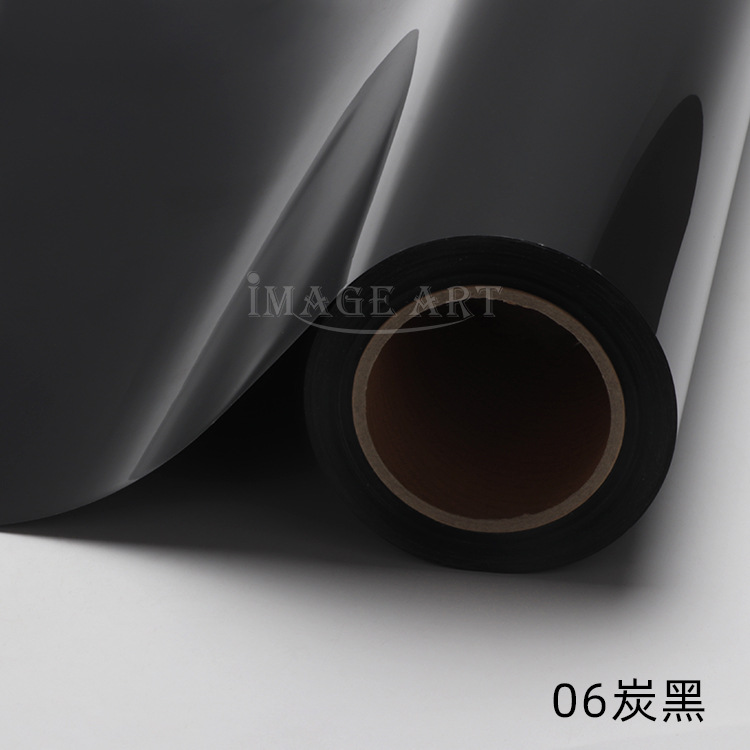 Picture of PU thermal transfer engraving film logo printing ordinary color engraving hot stamping film clothing T-shirt hot stamping film whole roll