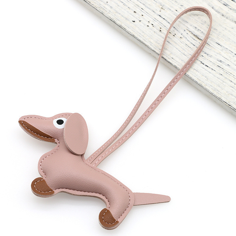 Picture of New Cartoon Personalized Keychain Bag Pendant Miu Series Dachshund Animal Shape Bag Pendant Decoration Wholesale