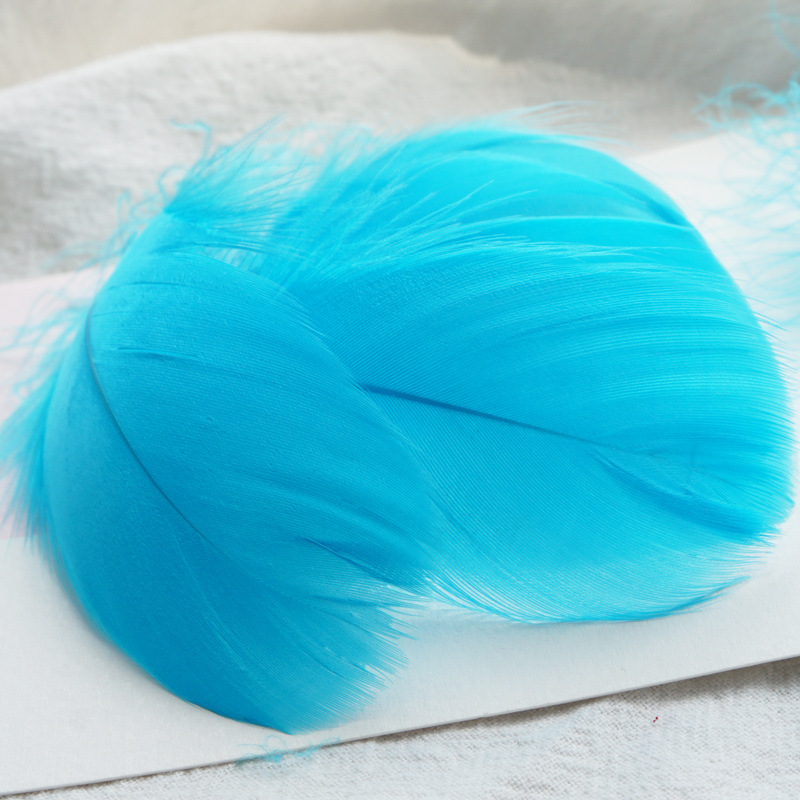 Picture of Color feather DIY floating dyeing goose feather dream catcher wave ball gift box filling decorative materials wholesale