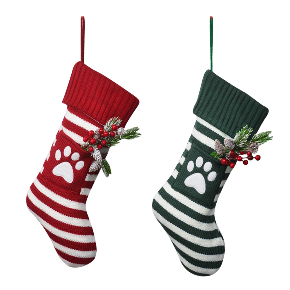 Picture of Cross-border Amazon new Christmas pet cat dog Christmas socks gift bag Christmas socks Christmas Gifts Wholesale