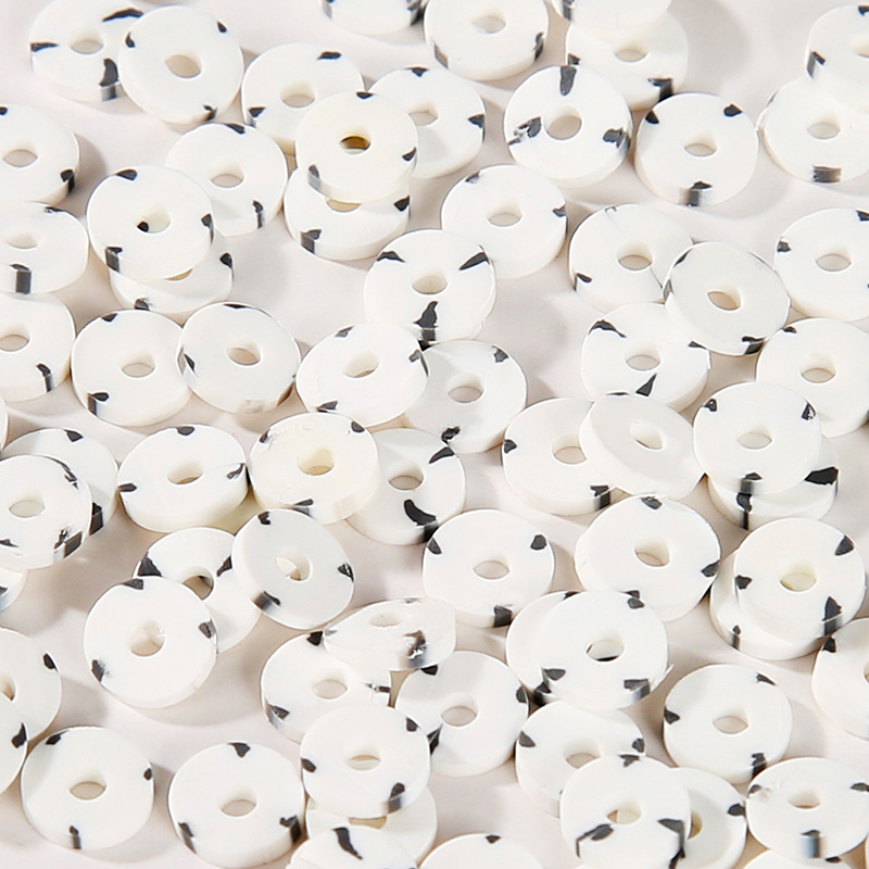 Picture of Jewelry Accessories Color Soft Ceramic Beaded Handmade diy Handmade Material Bracelet Necklace Bracelet Bead Spacer