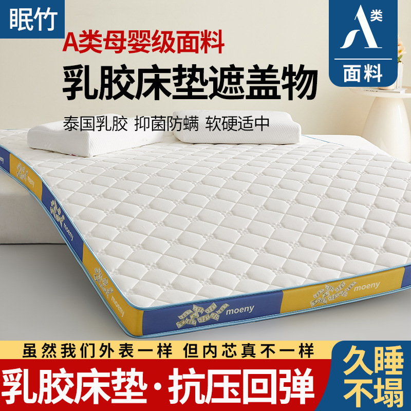 Latex Memory Foam Mattress Soft Mat Tatami Sponge Thickened Household Single-Double Rental Room Dormitory Floor Bed Mattress
