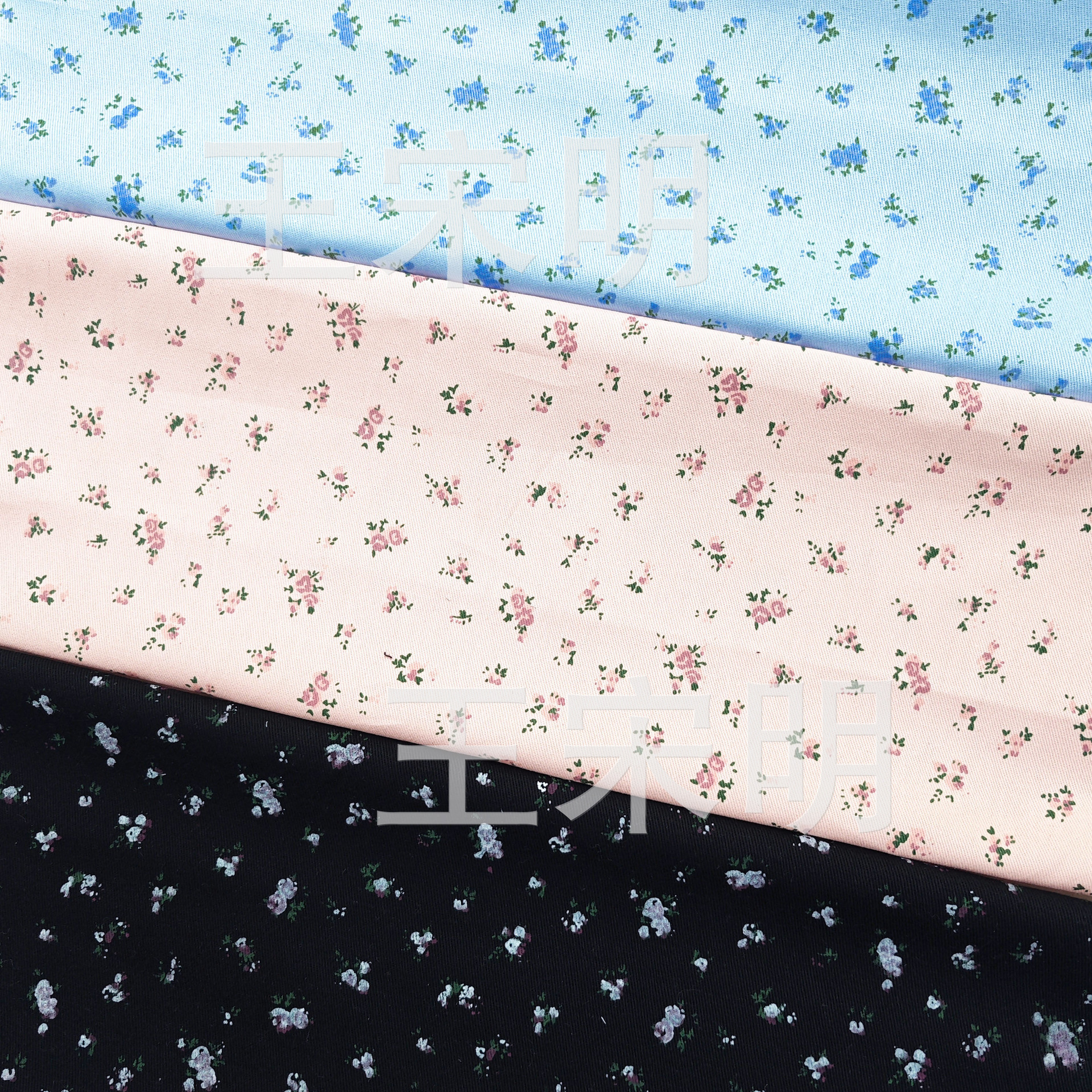 Picture of To ing woven twill sand card 10856 cotton printed small floral fabric coat jacket tablecloth pants wholesale