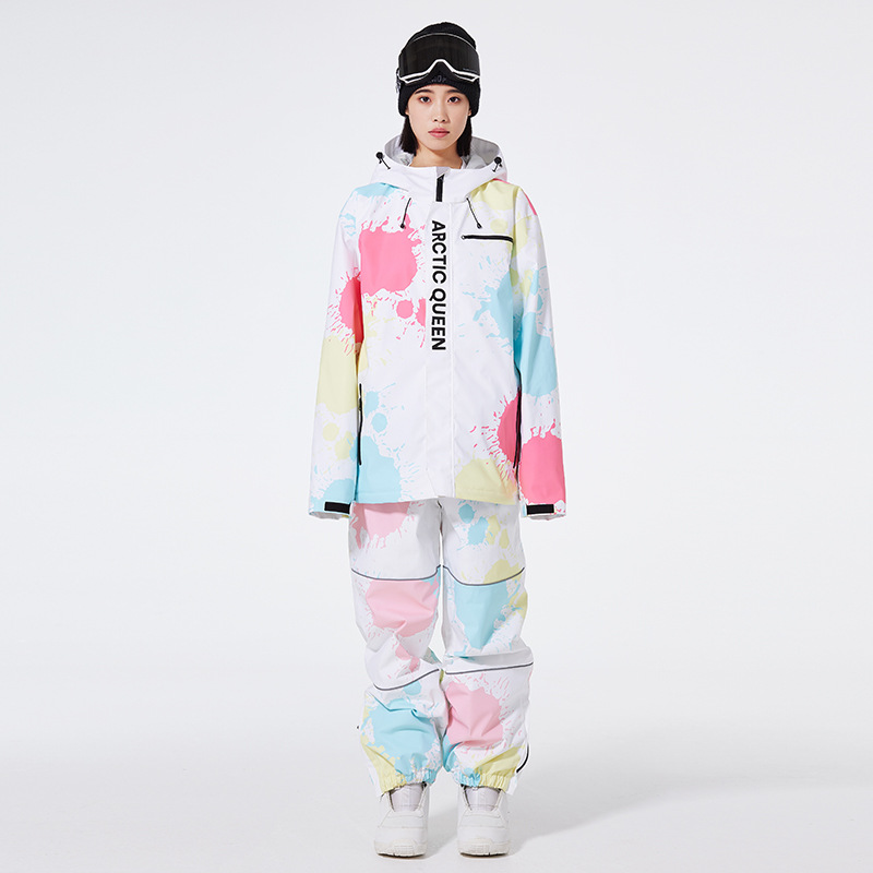 Picture of Ski Suit Women's Men's Ski Pants Loosen OVER SIZE Winter Outdoor Waterproof Warm Snowboard Pants