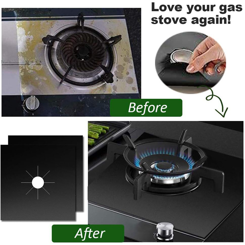 Picture of Gas Stove Mat, Gas Stove Oil-Proof Mat, Stove Mat, Gas Stove Pad, Stove Oil-Proof Mat, Kitchen Gas Stove Mat