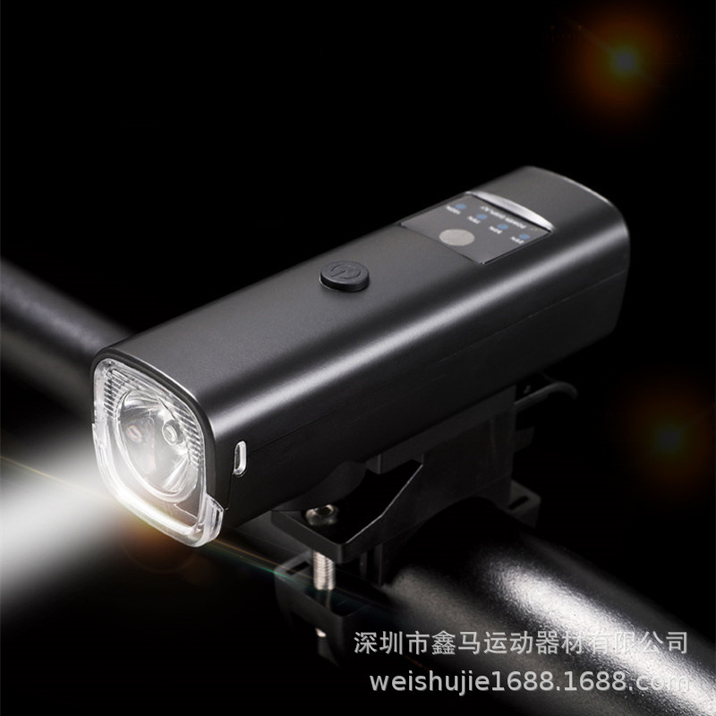 Cross-border new night riding equipment bicycle riding headlight with horn Intelligent Light sense mountain bike bicycle light