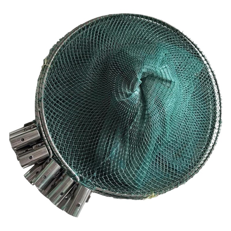 Factory Direct supply solid stainless steel braiding head mechanism braiding net fishing bag fishing net small eye braiding Net ring braiding net