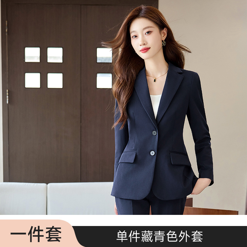 Picture of 2024 Spring and Autumn New Professional suit Women's High-end Sales Jewelry Store Work Clothes Interview Suit Dress Long Sleeve