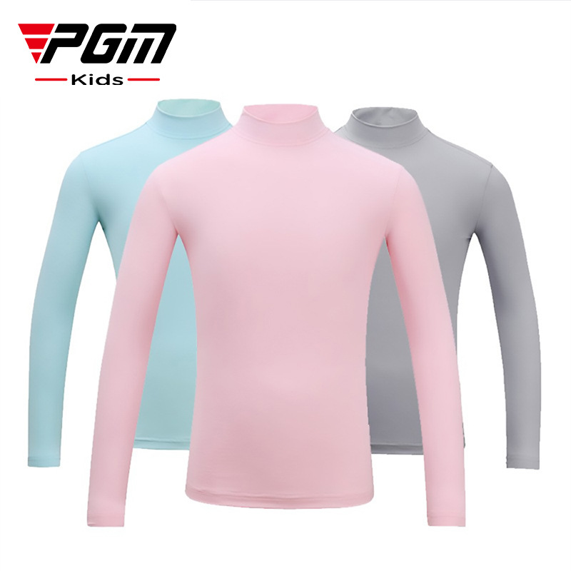 Picture of PGM golf children's sunscreen clothing summer girls sunscreen shirt base coat breathable ice silk clothing