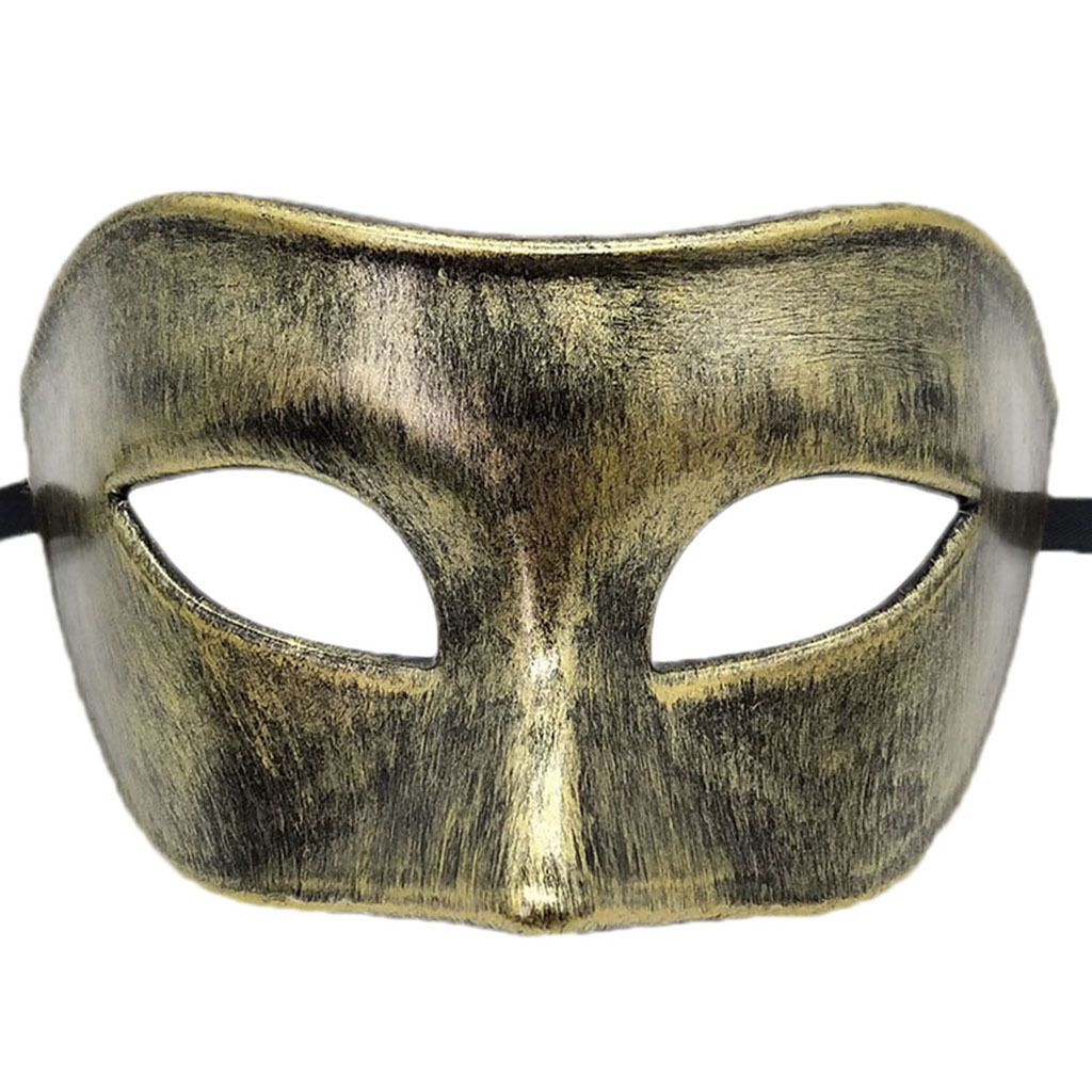Picture of Men's Masquerade Mask Halloween Ghost Festival Carnival Roman Flathead Mask Show Party Party