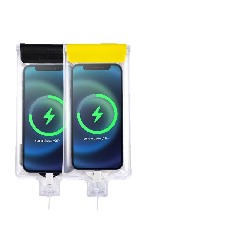 Picture of 2025 Universal Takeout Rider Special Mobile Phone Waterproof Bag Rechargeable Clip Holder Touch Screen Charging Hole Rainproof Cover