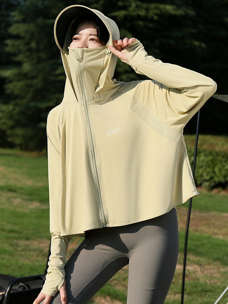 Moxun Romantic Ice Silk Sun Protection Clothing Women's Summer 2025 New Loose Shawl Upf50+ Anti-Uv Sun Protection Clothing