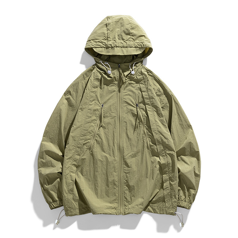 Picture of UPF50 Ice Silk Sunscreen Clothing Women's Summer Thin Loose Waterproof Sunscreen Clothing Couple Coat Men Can Develop LOGO