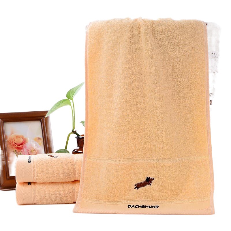 Jielia cotton children's towel cartoon cute baby towel wash face children's towel cotton absorbent towel wholesale
