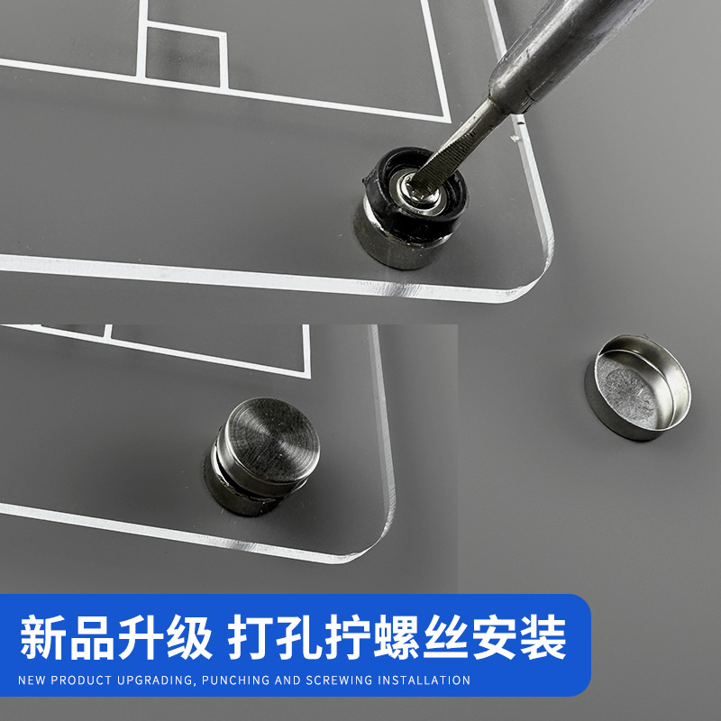 Picture of Acrylic magnetic refrigerator magnet wholesale dry erase transparent writing board magnet cross-border new calendar weekly schedule