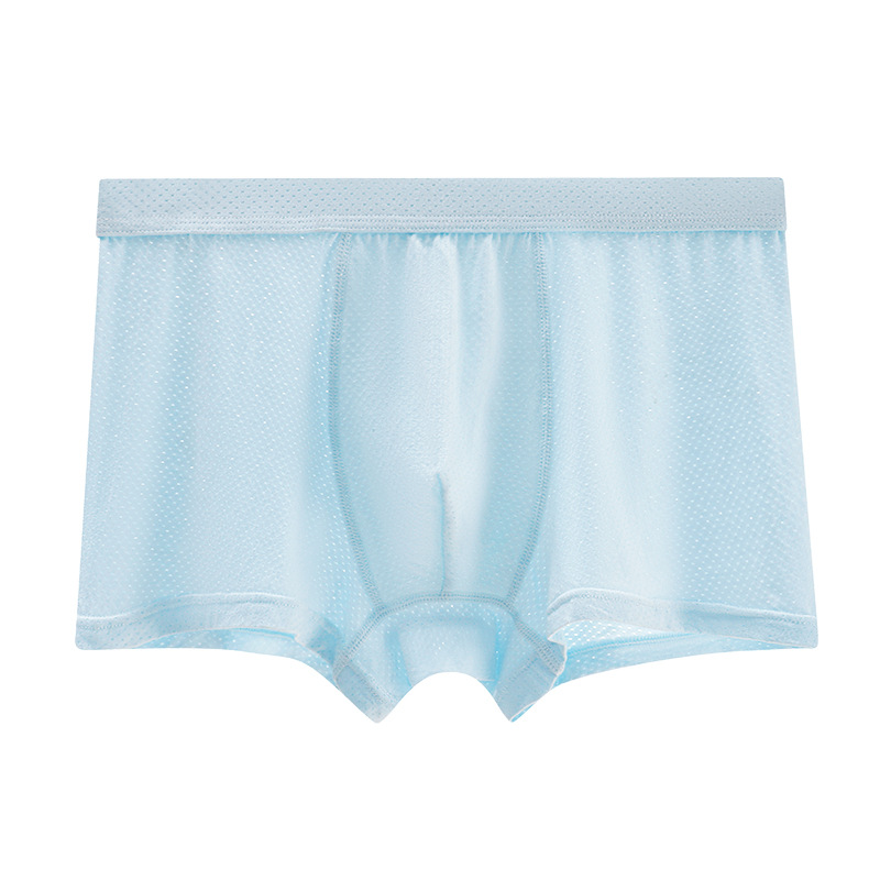 Picture of Youth underwear boys' breathable mesh middle school students' underwear boxer summer middle school students' modal