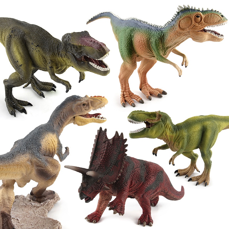 Picture of Small single superior cross-border classic simulation dinosaur model toy Rex Storm King Dragon feather King Dragon Pentagon ornaments