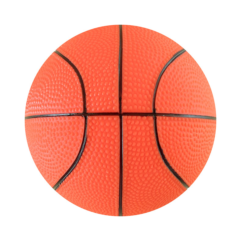 Picture of PVC inflatable toy small basketball elastic ball pat ball indoor 18cm3 children's thickened kindergarten soft ball