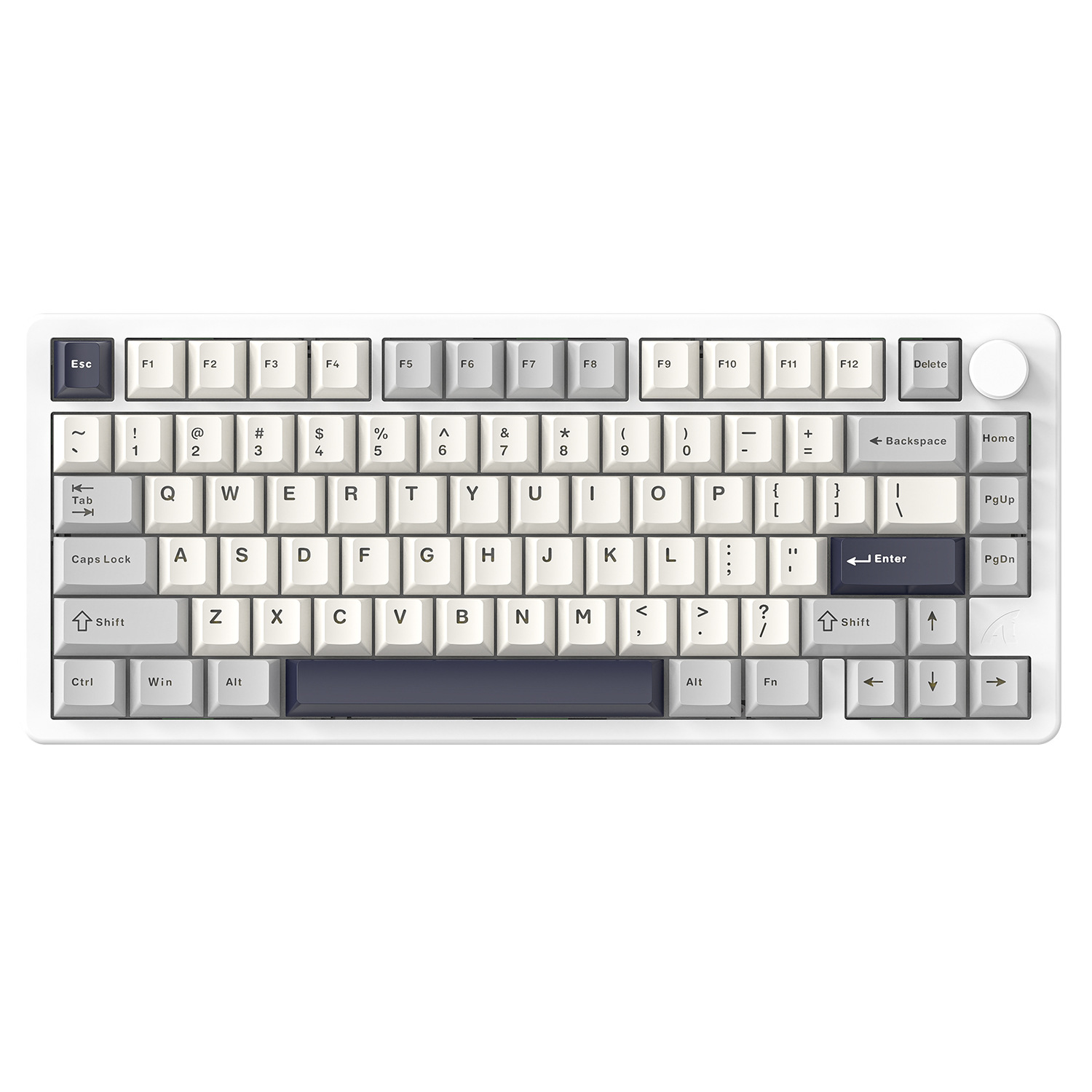 Picture of Attack Shark X86 Mechanical Keyboard Finished Aluminum Tuo Tuo RGB Wireless Bluetooth Three-Mode Gasket Structure Keyboard