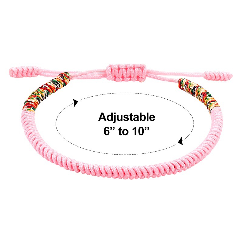 European and American Cross-Border Popular Concentric Knot Bracelets for Couples Hand-Woven Red Rope Bracelets Jewelry Mother's Day Gifts for Women and Men