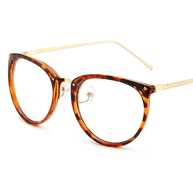 Picture of Cross-border new transparent retro glasses frame men and women can match myopia glasses frame student plain glasses 1097