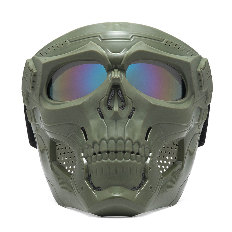 Picture of Off-Road Motorcycle Goggles Sports Cycling Harley Goggles Hood Motorcycle Cycling Goggles Tactical Helmet