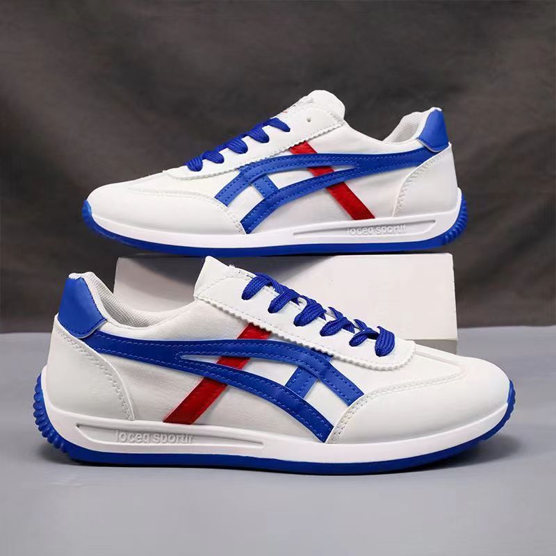 Men's shoes new canvas shoes men's trendy shoes men's casual Korean-style lace-up low-top sneakers student sports white shoes