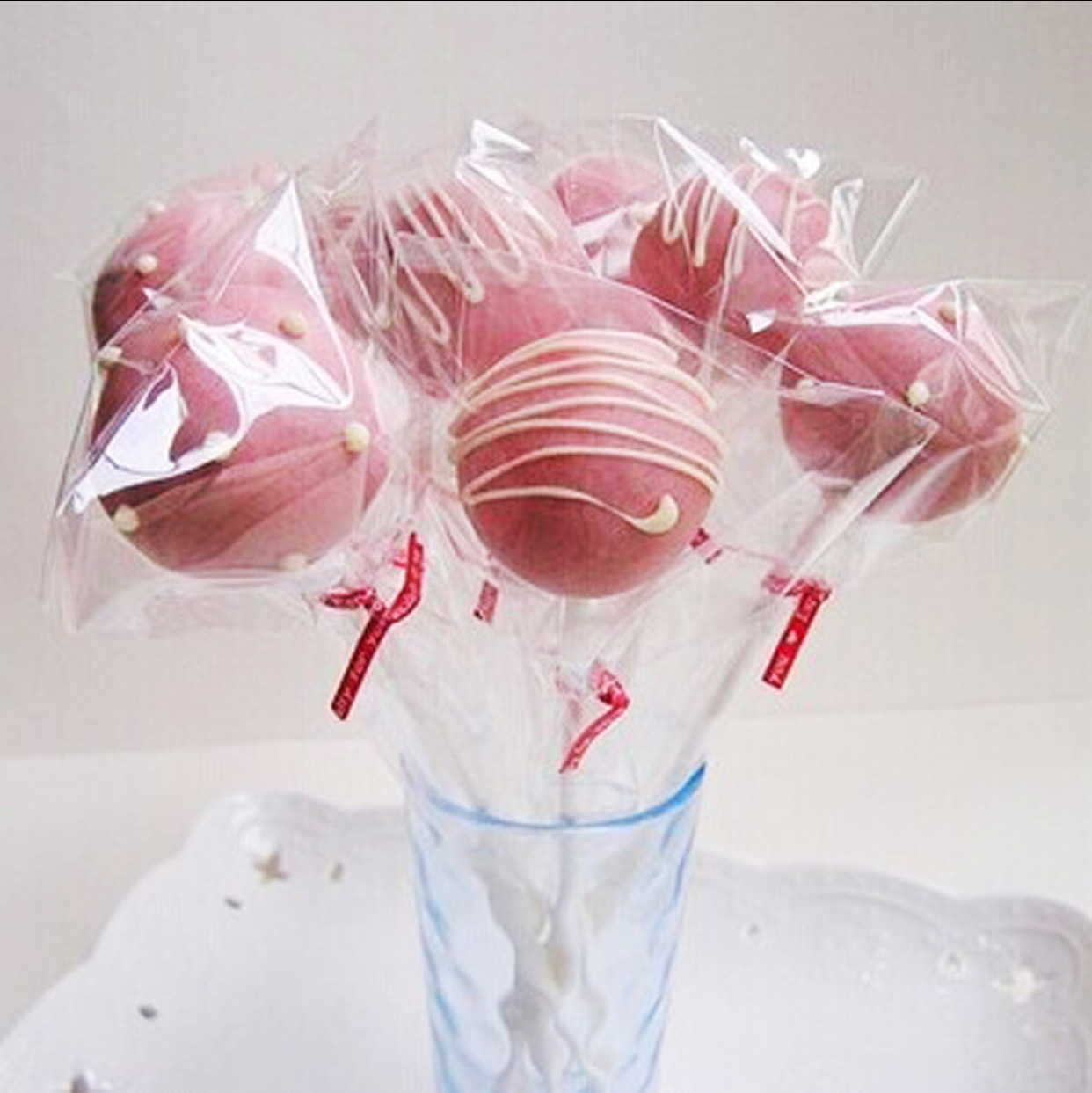 Starry Sky Lollipop Packaging Bag, Ice Cream Bag, High Transparency Opp Flat Bag, Candy Bag, Zippered Cookie Bag