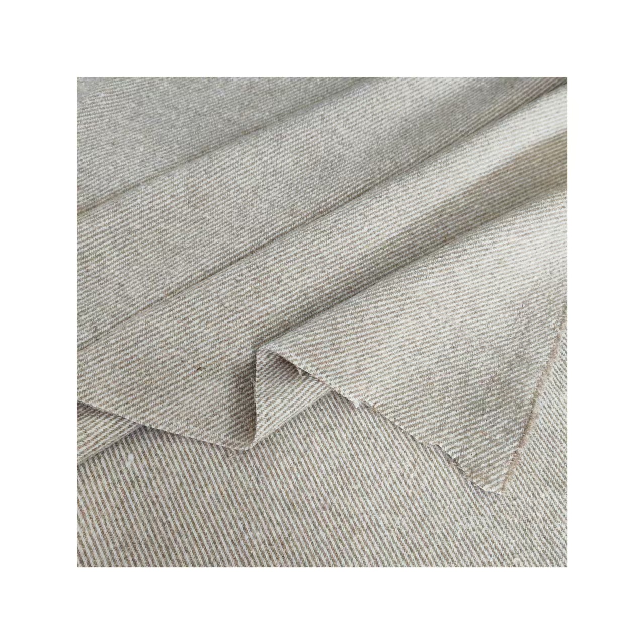 Picture of Shaoxing Factory in stock Autumn and Winter Wool Twill Clothes Fashion Shoes Hats Bags Slub Twill Fabric