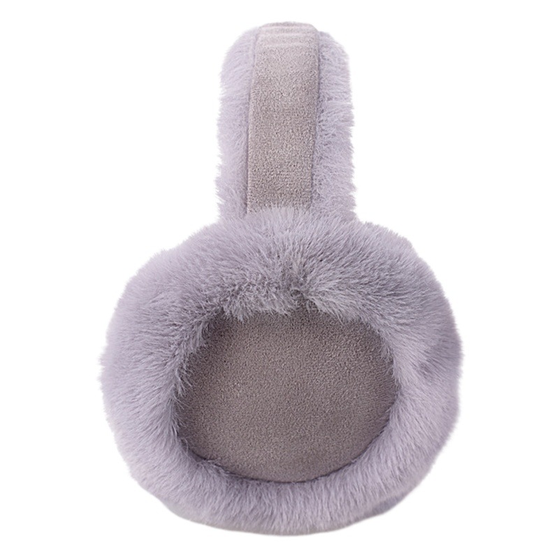 Suede Warm Earmuffs for Women in Autumn and Winter Plush Fashionable Earmuffs Winter Outdoor Cold-Proof Earbags Student Earmuffs